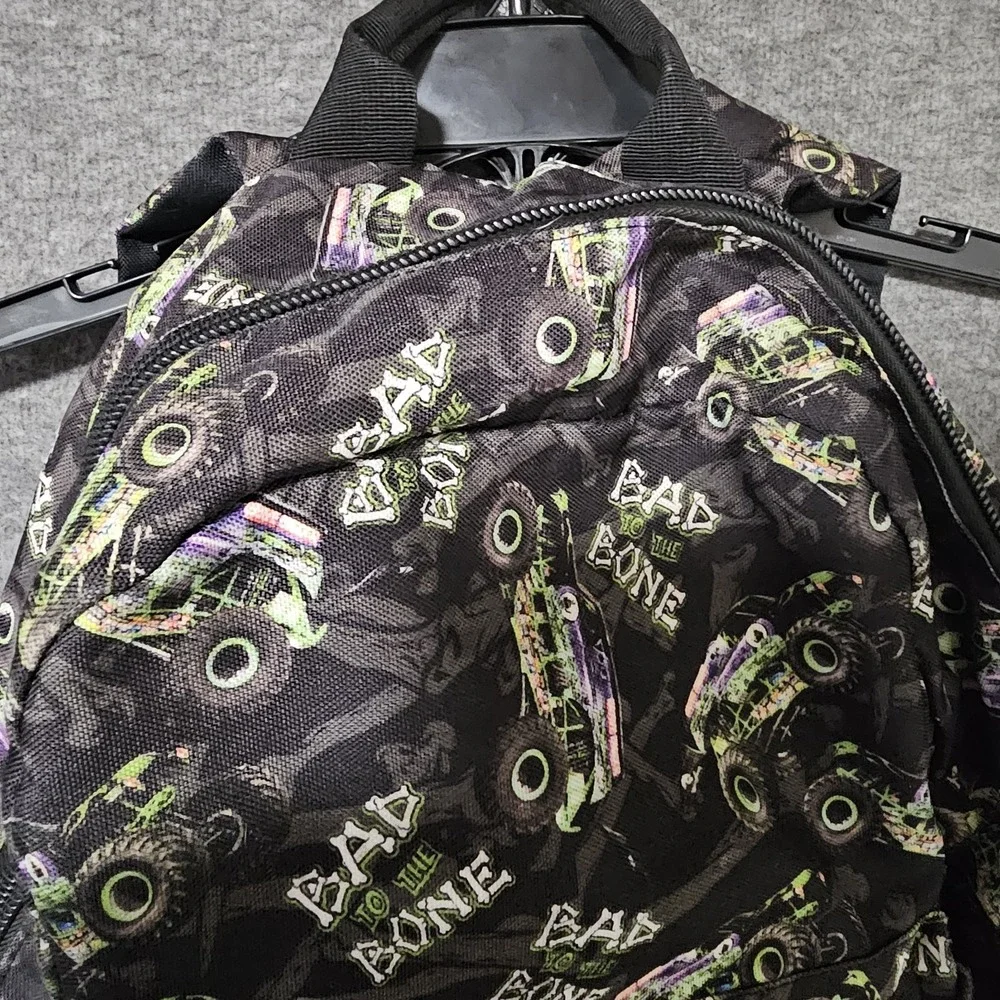 Vintage Grave Digger Race Team Back Pack Monster Jam Bad To The‎ Bone
